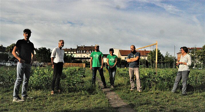 Stadtrat im Gemeinschaftsgarten Bamberg Foto: Christine Hertrich